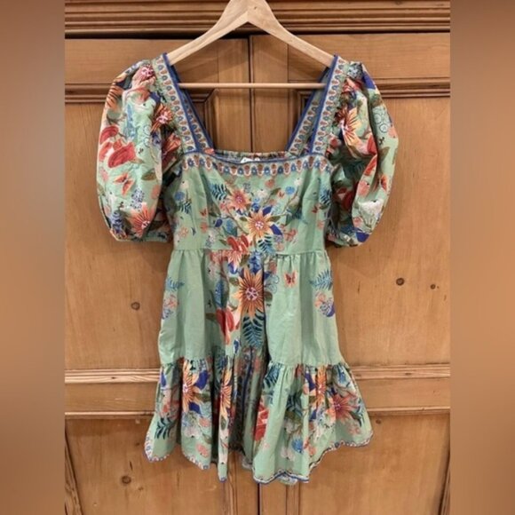 Farm Rio Bright Yard Mini Dress - Picture 3 of 5